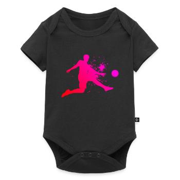 Footballers Football Men's Football Players - Baby Premium short-sleeve bodysuit - black - Front