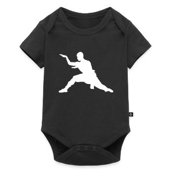 Martial Arts Wushu Men Kung Fu Kungfu Women - Baby Premium short-sleeve bodysuit - black - Front