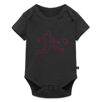 Football Football Soccer Football féminin Jeu - Body à manches courtes Premium Bébé - noir - Devant