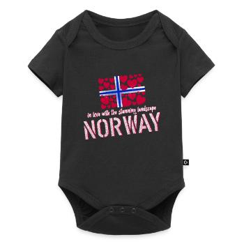 Norvège Norvège - Body à manches courtes Premium Bébé - noir - Devant