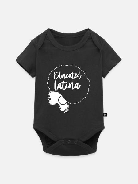 Afro Latina - Baby Premium Kurzarmbody - Schwarz