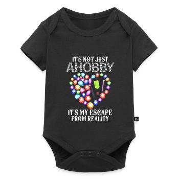 It's Not Just A Hobby It's My Escape From Reality - Baby Premium short-sleeve bodysuit - black - Front