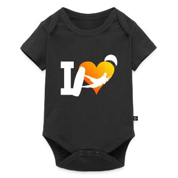 Kitesurfing Women Kite Kiting Men Kitesurfing - Baby Premium short-sleeve bodysuit - black - Front