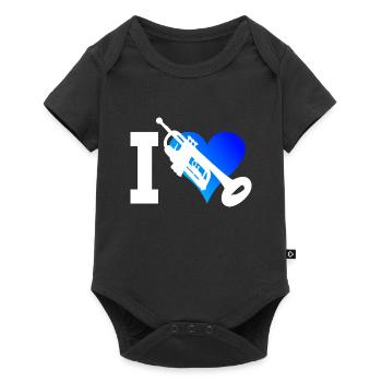 Trumpeter Men Trumpet Players Trumpet Playing - Baby Premium short-sleeve bodysuit - black - Front