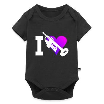Trumpeter Men Trumpet Trumpets Players - Baby Premium short-sleeve bodysuit - black - Front