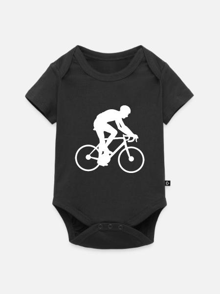 Fahrrad - Baby Premium Kurzarmbody - Schwarz