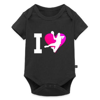 Handball Handball Handball Men Handball - Baby Premium short-sleeve bodysuit - black - Front