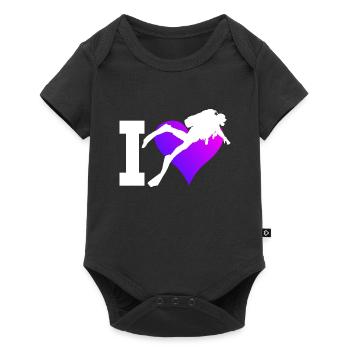 Diving Scuba Taucher Taucher Diver Free Dive - Baby Premium short-sleeve bodysuit - black - Front