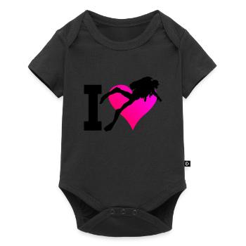 Scuba Diving Scuba Divers Diving Ladies - Baby Premium short-sleeve bodysuit - black - Front