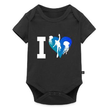 Plongée gratuite Ladies Scuba Diving Scuba Diving - Body à manches courtes Premium Bébé - noir - Devant