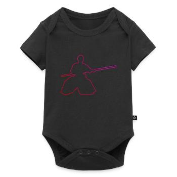 Martial Arts Aikidoka Women Martial Arts Aikido - Baby Premium short-sleeve bodysuit - black - Front
