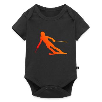 Sports d’hiver Skieurs Ski Femmes Ski - Body à manches courtes Premium Bébé - noir - Devant