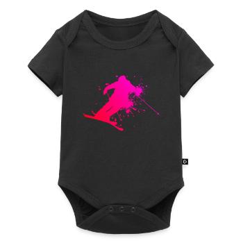 Freestyle Ski Hommes Slopestyle Ski Freestyle - Body à manches courtes Premium Bébé - noir - Devant