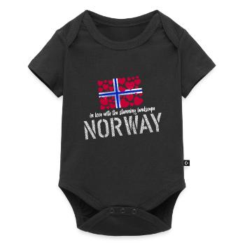 Norvège Norvège - Body à manches courtes Premium Bébé - noir - Devant