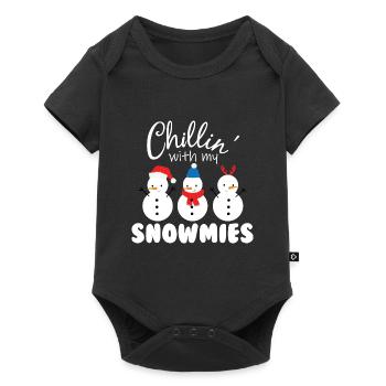 Cadeau de Noël Noël Noël - Body à manches courtes Premium Bébé - noir - Devant