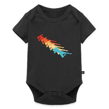 Women's Football Goalkeeper Footballer Footballer - Baby Premium short-sleeve bodysuit - black - Front