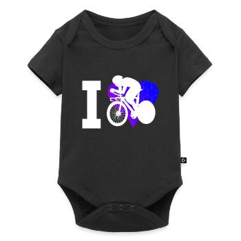 Cycliste sur route Hommes Vélo de route Femmes - Body à manches courtes Premium Bébé - noir - Devant