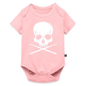 DRUMS SHIRT - Baby Premium Kurzarmbody - Rosa - Vorne