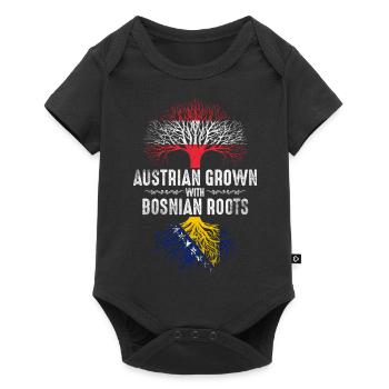 Autrichiens d’origine bosniaque - Body à manches courtes Premium Bébé - noir - Devant