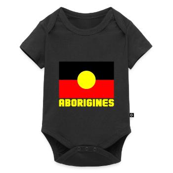 Aboriginal - Baby Premium short-sleeve bodysuit - black - Front