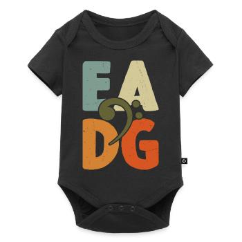 Guitare Basse EADG Clé De Basse Pour Bassiste - Body à manches courtes Premium Bébé - noir - Devant