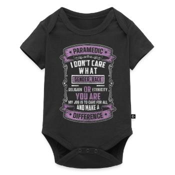 Paramedic First Aid Medicine - Baby Premium short-sleeve bodysuit - black - Front