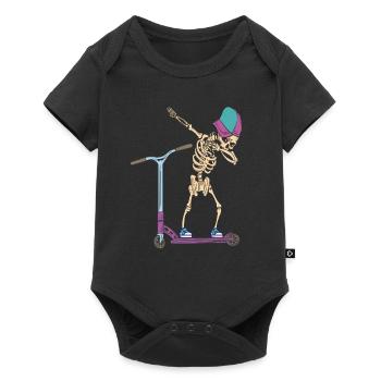 Stunt Scooter - Baby Premium Kurzarmbody - Schwarz - Vorne