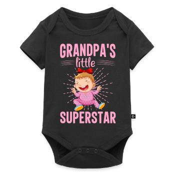 La petite superstar de grand-mère - Body à manches courtes Premium Bébé - noir - Devant