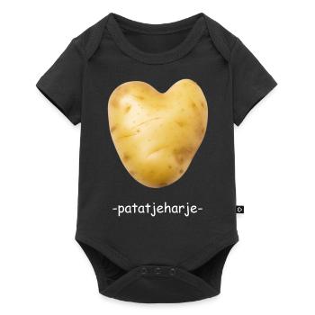 Savory Fries. fries-heart - Baby Premium short-sleeve bodysuit - black - Front
