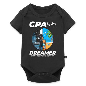 CPA Daydreams : Concilier travail et bonheur à Split - Body à manches courtes Premium Bébé - noir - Devant