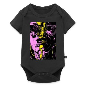 Lunettes De Soleil Femme Art Mode Moderne Tendance Coloré - Body à manches courtes Premium Bébé - noir - Devant