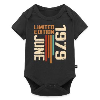 June 1979 Birthday Gift June 1979 Retro 1979 - Baby Premium short-sleeve bodysuit - black - Front