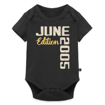 Born in June 2005 Gift June 2005 Birthday - Baby Premium short-sleeve bodysuit - black - Front