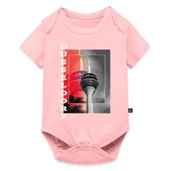 Dusseldorf Skyline TV Tower Germany City - Baby Premium short-sleeve bodysuit - rose - Front