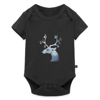 renne - Body à manches courtes Premium Bébé - noir - Devant