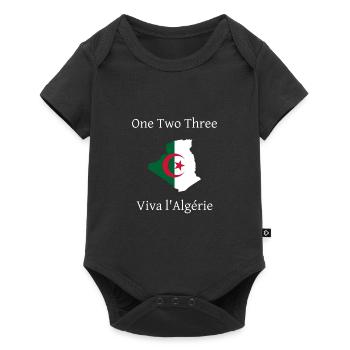 One Two Three Viva Algeria - Baby Premium short-sleeve bodysuit - black - Front