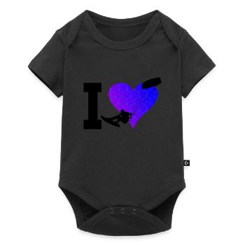 Kitesurfer Kite Hommes Kitesurf kitesurf Kitesurf - Body à manches courtes Premium Bébé - noir - Devant