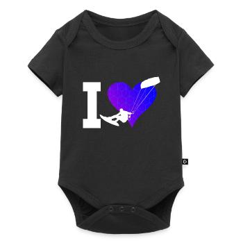 Kitesurf Kitesurf Kitesurfer Kitesurf Hommes - Body à manches courtes Premium Bébé - noir - Devant