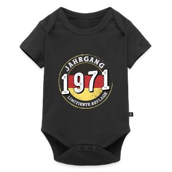 Jahrgangs 1971 Limitierte Auflage 53 years old - Baby Premium short-sleeve bodysuit - black - Front