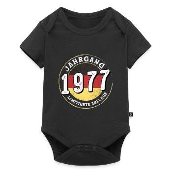 Limitierte Auflage Jahrgangs 1977 47 years old - Baby Premium short-sleeve bodysuit - black - Front