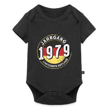 Limitierte Auflage Jahrgangs 1979 45 years old - Baby Premium short-sleeve bodysuit - black - Front