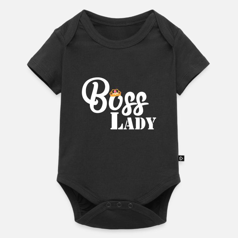 Patronne - Body à manches courtes Premium Bébé - noir