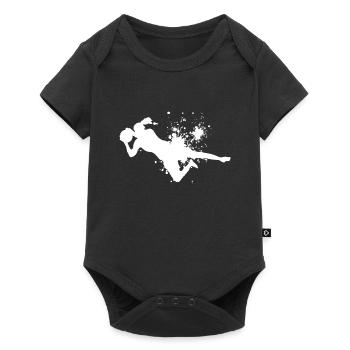 Football Footballers Women's Football Players Men - Baby Premium short-sleeve bodysuit - black - Front