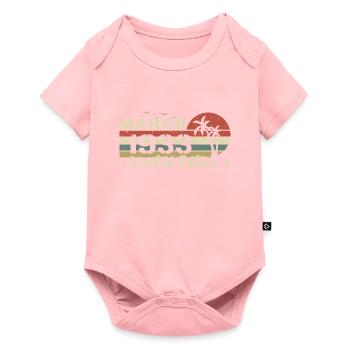 March Vintage 91st Birthday Born 1933 Vibe - Baby Premium short-sleeve bodysuit - rose - Front
