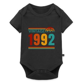 VINTAGE 1992 - Baby Premium short-sleeve bodysuit - black - Front