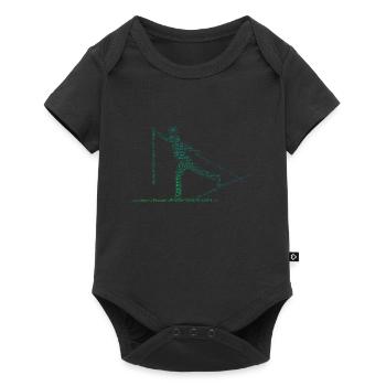 Ski de fond Classique Ski de fond Ski de fond Patinage - Body à manches courtes Premium Bébé - noir - Devant