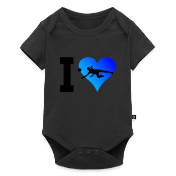 Volleyball Men's Volleyball Women's Volleyball Volleyball - Baby Premium short-sleeve bodysuit - black - Front