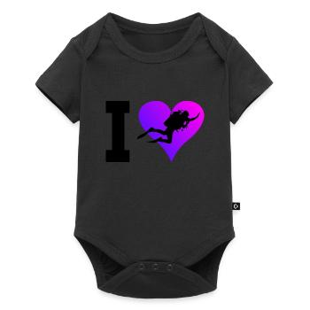 Scuba Divers Scuba Diver Scuba Diving - Baby Premium short-sleeve bodysuit - black - Front
