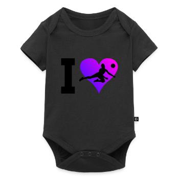 Volleyball Men's Women's Volleyball Players Volleyballspi - Baby Premium short-sleeve bodysuit - black - Front