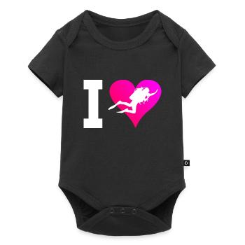 Taucher Diver Tauchen Free Dive Diving - Baby Premium short-sleeve bodysuit - black - Front